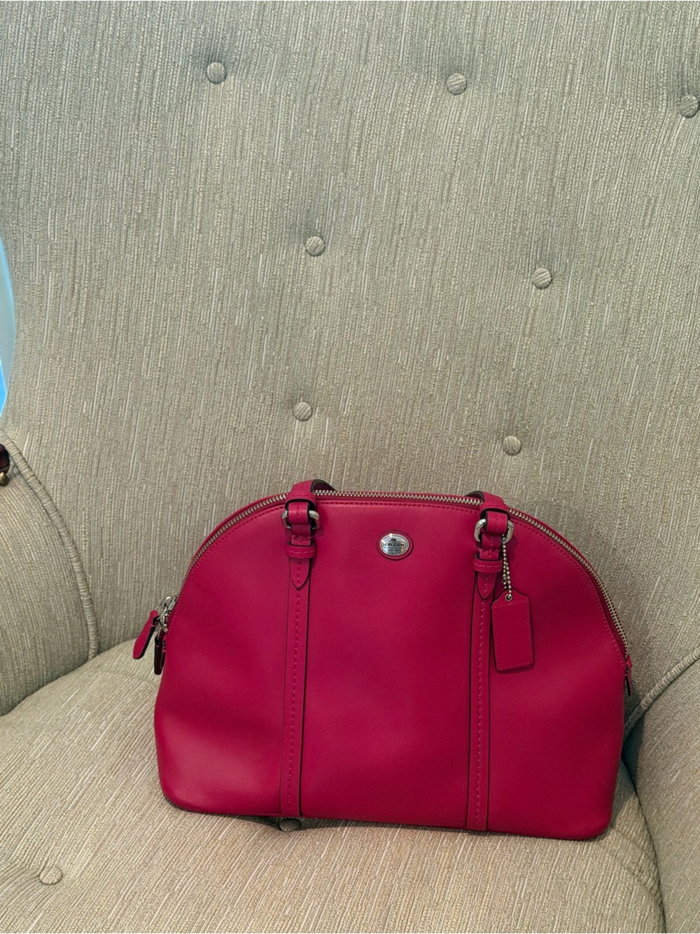 Coach Pink Dome Satchel